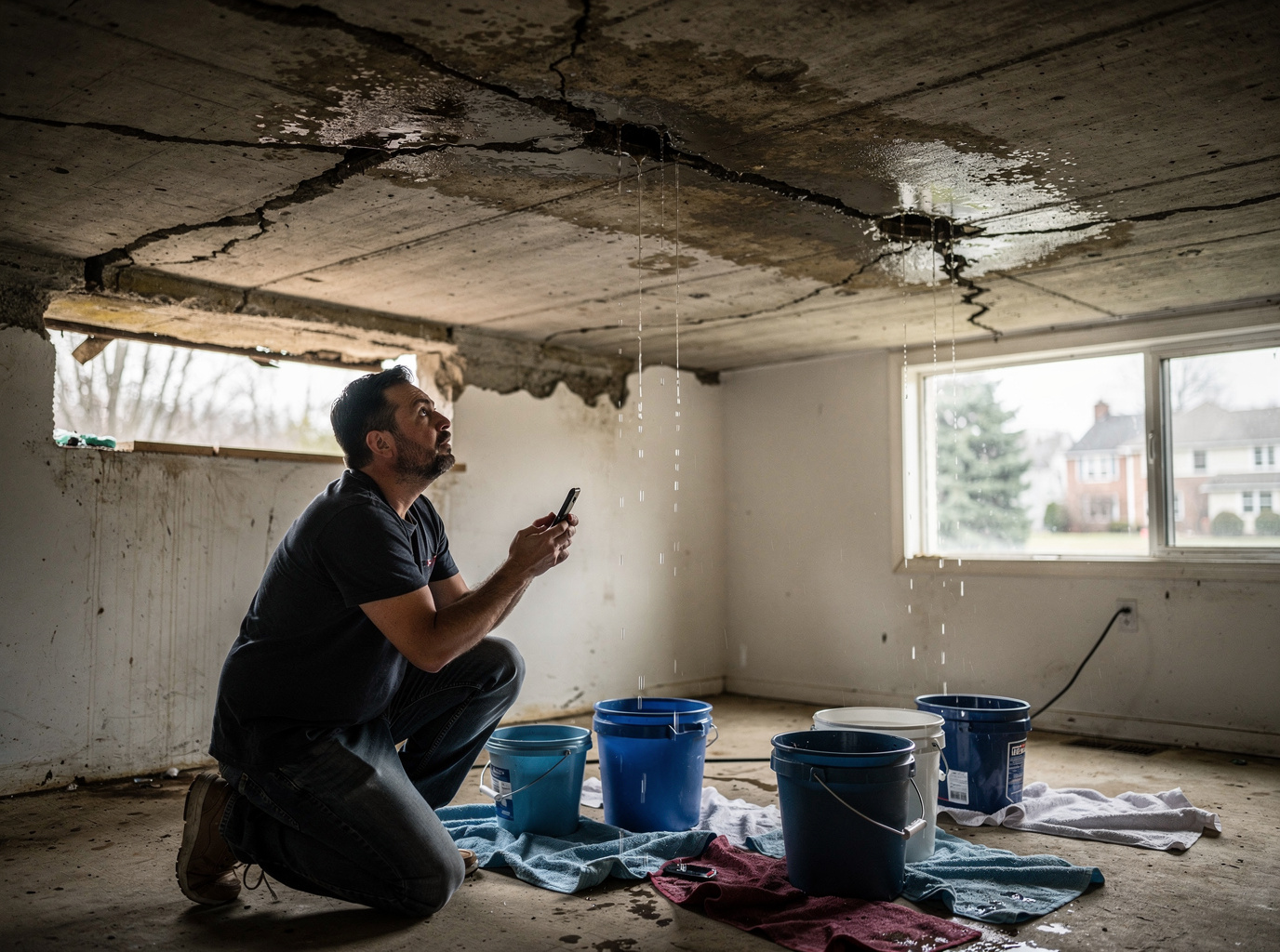 Leaking Concrete Roof: Causes and Repair Options