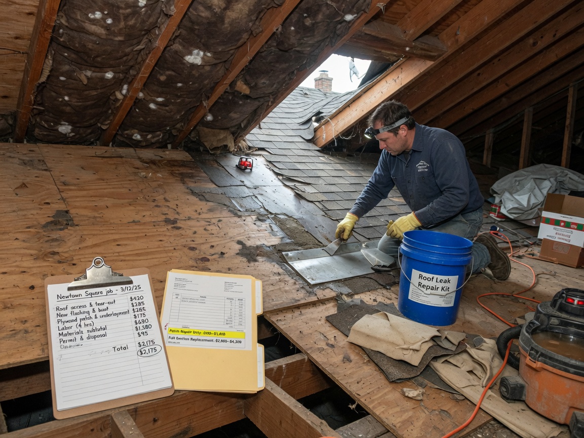 Roof Leak Repair Cost: A Complete Pricing Breakdown