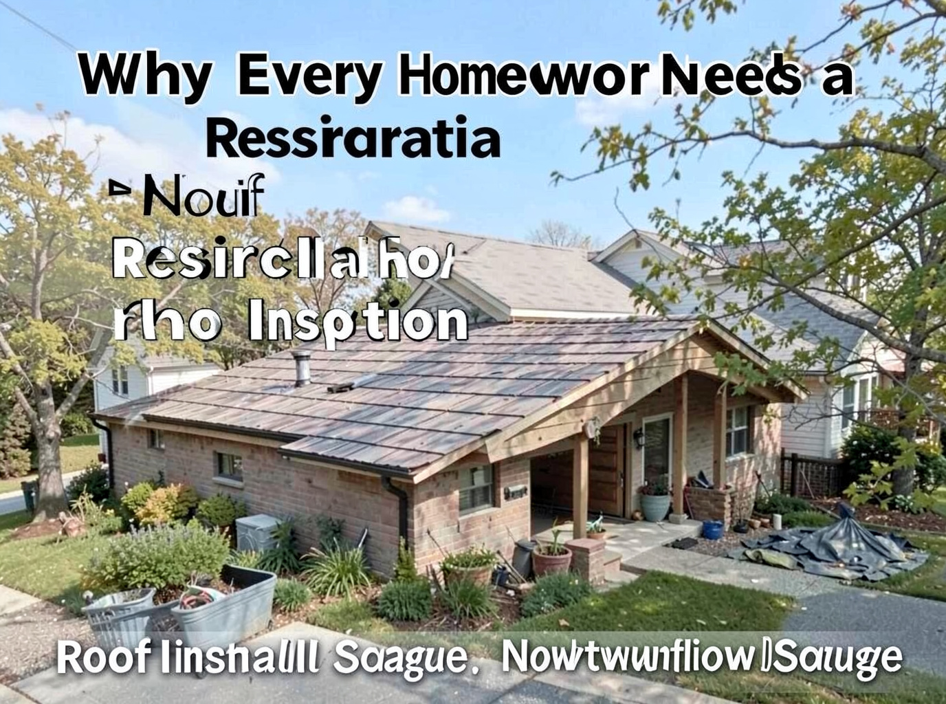 Why Every Homeowner Needs a Residential Roof Inspection