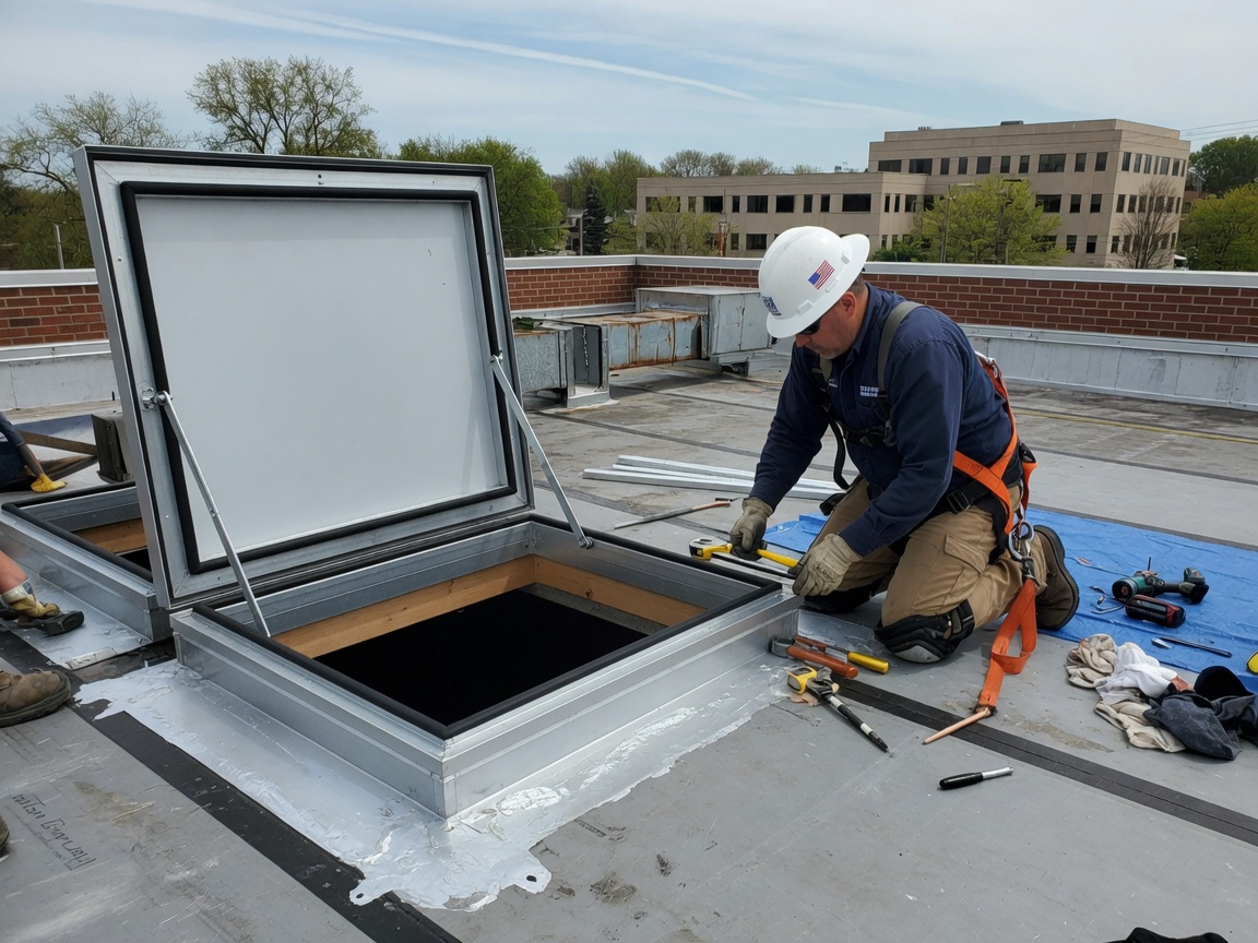 Roof Hatch Installation in Newtown Square, PA