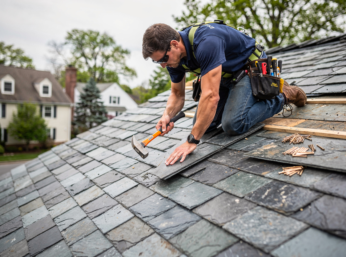 Slate Roofers in Newtown Square, PA